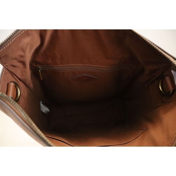 Fossil SHB2976210 Women\'s Medium Brown Leather Elina Convertible Backpack main image 15